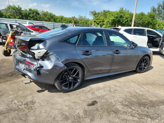 2HGFE2F55NH589822 - 2022 HONDA CIVIC SPORT GRAY photo 3