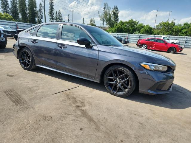 2HGFE2F55NH589822 - 2022 HONDA CIVIC SPORT GRAY photo 4
