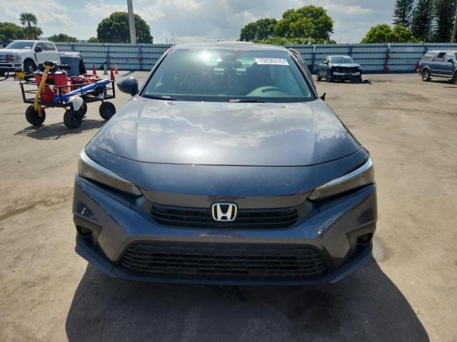 2HGFE2F55NH589822 - 2022 HONDA CIVIC SPORT GRAY photo 5