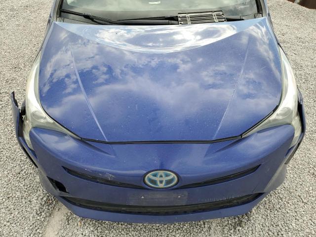 JTDKARFU8J3549532 - 2018 TOYOTA PRIUS BLUE photo 11