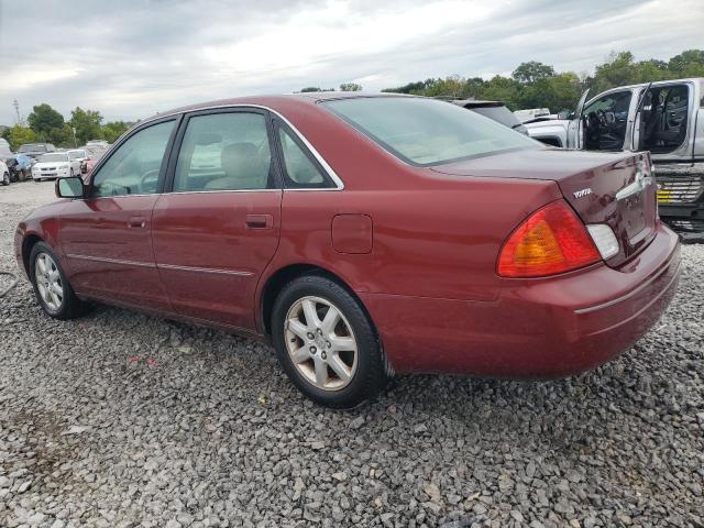 4T1BF28B7YU001395 - 2000 TOYOTA AVALON XL RED photo 2