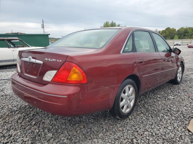 4T1BF28B7YU001395 - 2000 TOYOTA AVALON XL RED photo 3