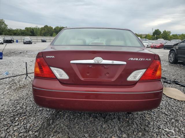 4T1BF28B7YU001395 - 2000 TOYOTA AVALON XL RED photo 6