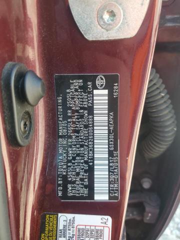 4T1BK36B26U064888 - 2006 TOYOTA AVALON XL 勃艮第红 照片 12