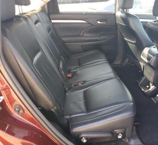 5TDJKRFH2ES010775 - 2014 TOYOTA HIGHLANDER XLE Burdeos foto 11