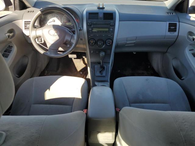 2T1BU40E99C034151 - 2009 TOYOTA COROLLA BASE SILVER photo 8