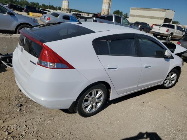 JHMZE2H76AS016648 - 2010 HONDA INSIGHT EX WHITE photo 3