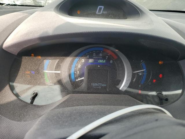 JHMZE2H76AS016648 - 2010 HONDA INSIGHT EX WHITE photo 9