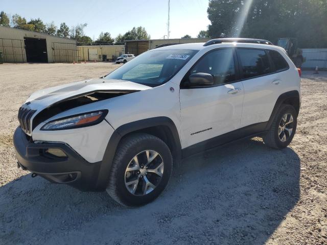 1C4PJMBX2JD532874 - 2018 JEEP CHEROKEE TRAILHAWK WHITE photo 1