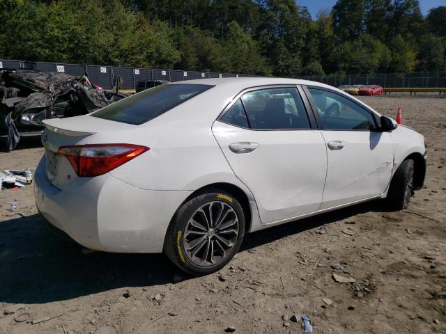 2T1BURHE4FC481256 - 2015 TOYOTA COROLLA L WHITE photo 3