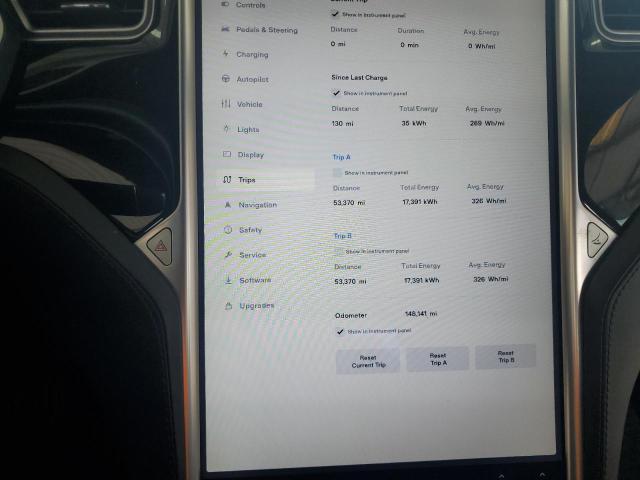 5YJSA1E19HF197129 - 2017 TESLA MODEL S Ağ foto 9