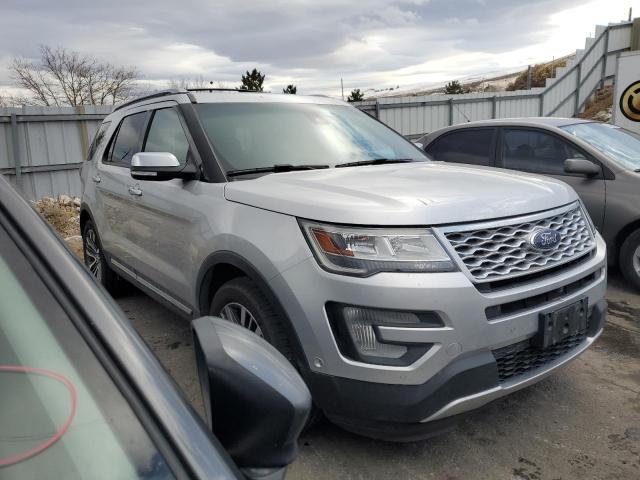 1FM5K8HT8GGC59619 - 2016 FORD EXPLORER PLATINUM SILVER photo 4