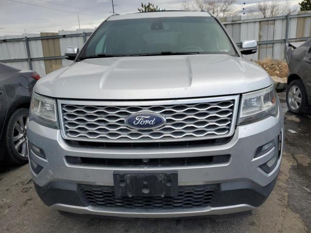 1FM5K8HT8GGC59619 - 2016 FORD EXPLORER PLATINUM SILVER photo 5