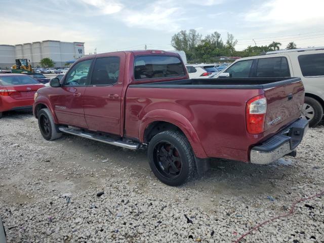 5TBET34196S517040 - 2006 TOYOTA TUNDRA DOUBLE CAB SR5 RED photo 2