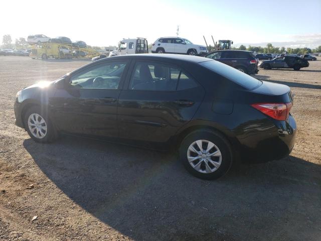 2T1BURHE2HC889080 - 2017 TOYOTA COROLLA L BLACK photo 2