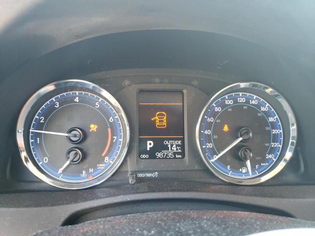 2T1BURHE2HC889080 - 2017 TOYOTA COROLLA L BLACK photo 9