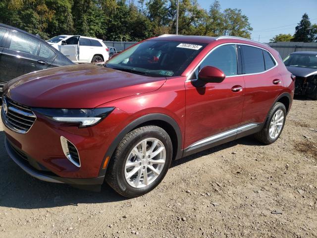 LRBFZMR47MD072307 - 2021 BUICK ENVISION PREFERRED RED photo 1