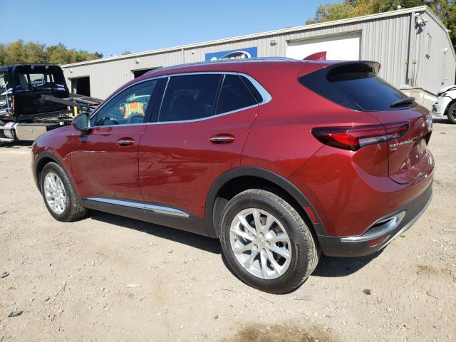 LRBFZMR47MD072307 - 2021 BUICK ENVISION PREFERRED RED photo 2