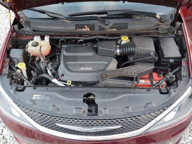 2C4RC1EG2HR539022 - 2017 CHRYSLER PACIFICA TOURING L PLUS RED photo 12