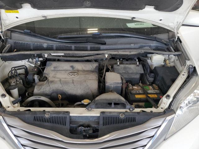 5TDYK3DC7GS727145 - 2016 TOYOTA SIENNA XLE 白色 照片 12