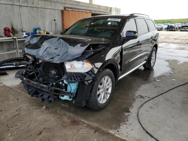 1C4RDHAG6EC979616 - 2014 DODGE DURANGO SXT BLACK photo 1