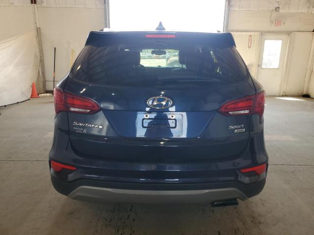 5XYZUDLB3HG435973 - 2017 HYUNDAI SANTA FE SPORT BLUE photo 6