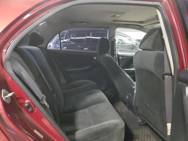1NXBR32E83Z031675 - 2003 TOYOTA COROLLA CE BURGUNDY photo 10