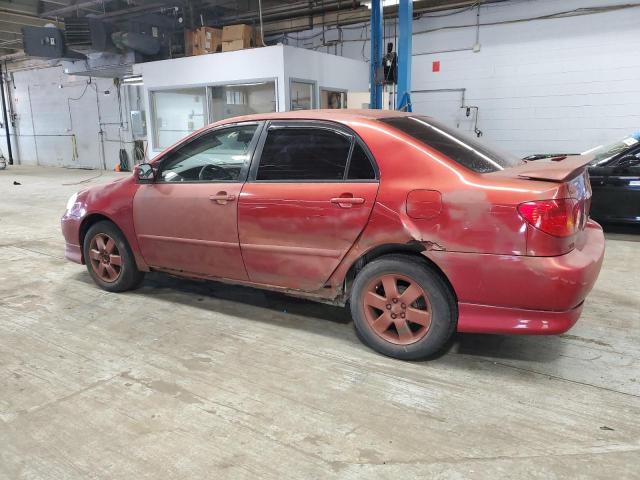 1NXBR32E83Z031675 - 2003 TOYOTA COROLLA CE BURGUNDY photo 2