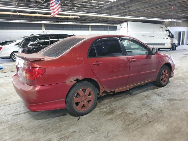 1NXBR32E83Z031675 - 2003 TOYOTA COROLLA CE BURGUNDY photo 3