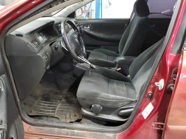 1NXBR32E83Z031675 - 2003 TOYOTA COROLLA CE BURGUNDY photo 7