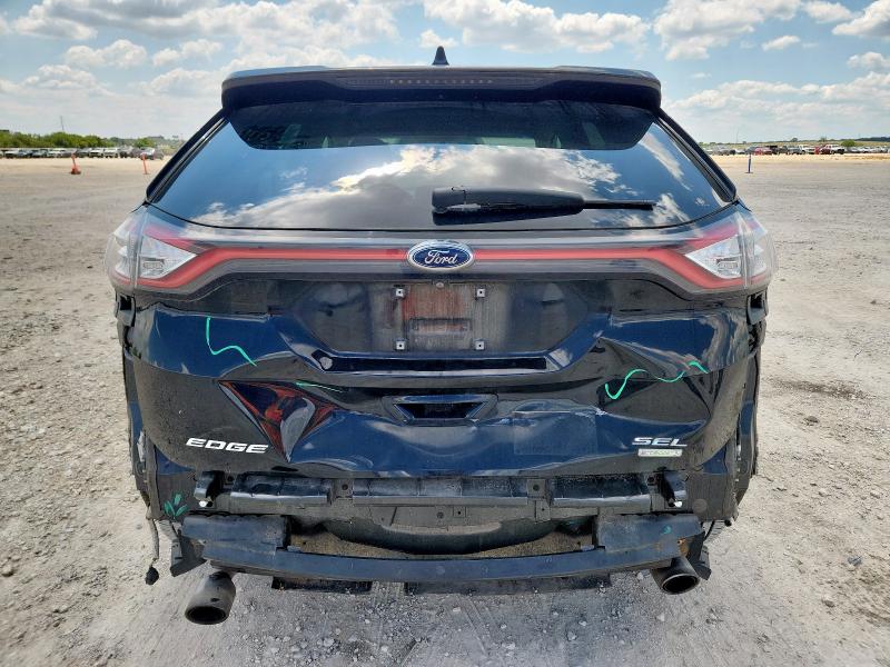 2FMPK3J92JBB73523 - 2018 FORD EDGE SEL BLACK photo 6