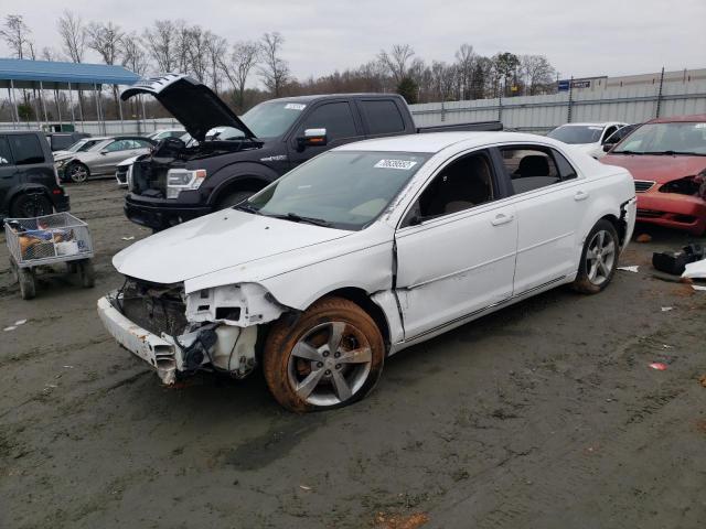 1G1ZC5E17BF209127 - 2011 CHEVROLET MALIBU 1LT WHITE photo 1