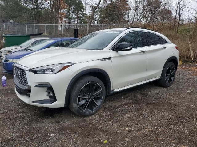 3PCAJ5J37NF103982 - 2022 INFINITI QX55 LUXE WHITE photo 1