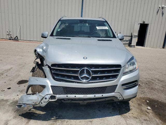 4JGDA5HB9EA383709 - 2014 MERCEDES-BENZ ML 350 4MATIC SILVER photo 5