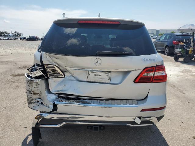 4JGDA5HB9EA383709 - 2014 MERCEDES-BENZ ML 350 4MATIC SILVER photo 6