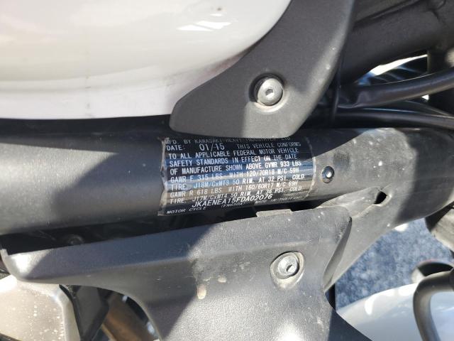 JKAENEA15FDA02076 - 2015 KAWASAKI EN650 A 白色 照片 10