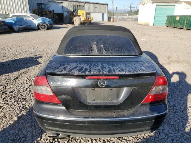 WDBTK75G16T057710 - 2006 MERCEDES-BENZ CLK 500 BLACK photo 6