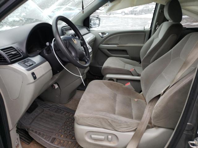 5FNRL38408B021922 - 2008 HONDA ODYSSEY EX GRAY photo 7