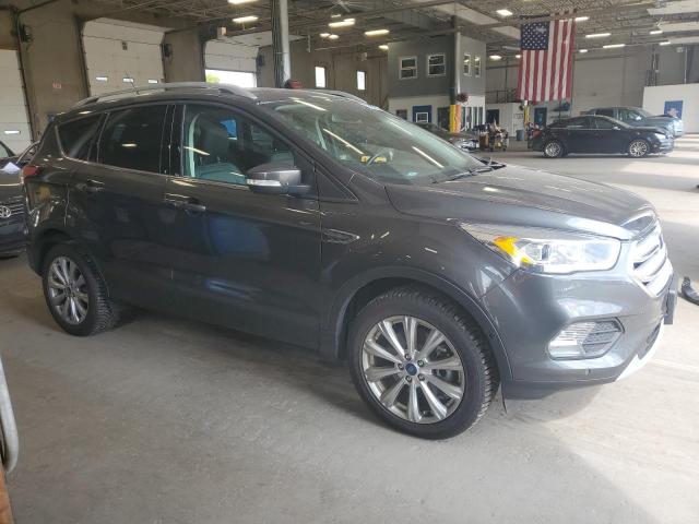 1FMCU9J96JUD59751 - 2018 FORD ESCAPE TITANIUM رمادي صورة 4