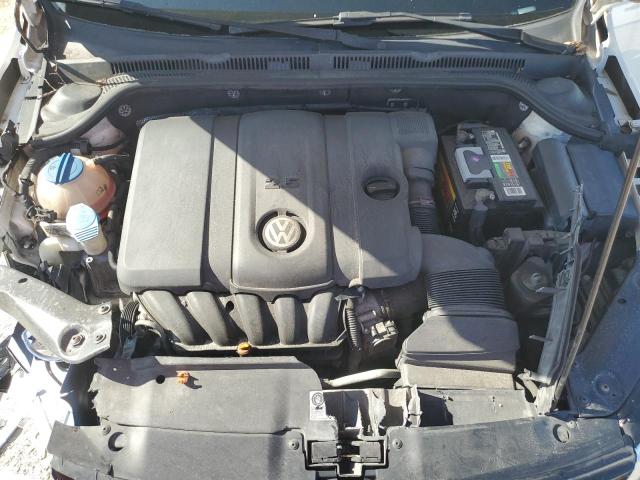 3VWDX7AJ5CM416735 - 2012 VOLKSWAGEN JETTA SE WHITE photo 11