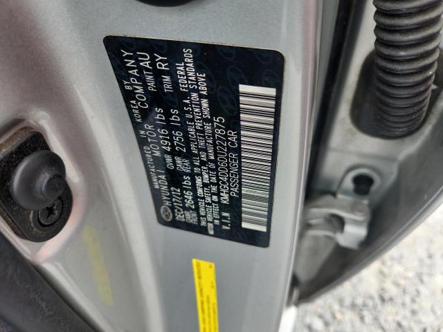 KMHGC4DD6DU227875 - 2013 HYUNDAI GENESIS 3.8L 灰色 照片 12