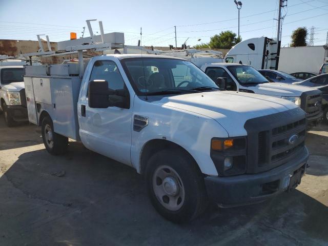 1FDSF30538EC15483 - 2008 FORD F350 SRW SUPER DUTY WHITE photo 4