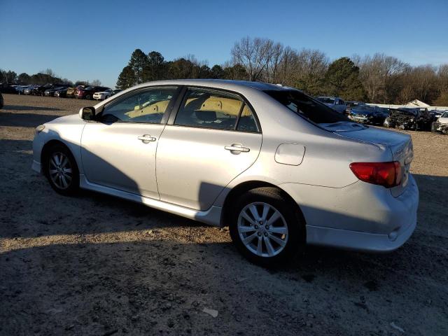 1NXBU4EE7AZ241018 - 2010 TOYOTA COROLLA BASE SILVER photo 2