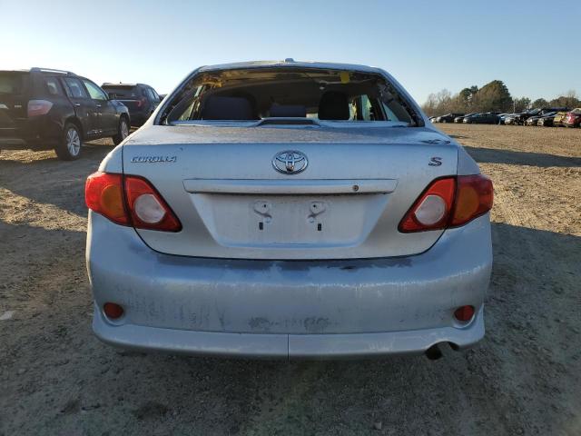 1NXBU4EE7AZ241018 - 2010 TOYOTA COROLLA BASE SILVER photo 6