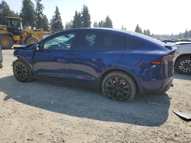 7SAXCDE58RF453527 - 2024 TESLA MODEL X BLUE photo 2
