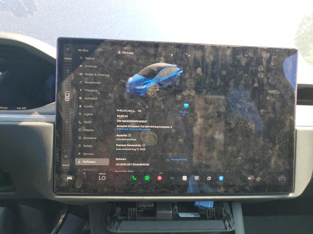 7SAXCDE58RF453527 - 2024 TESLA MODEL X BLUE photo 9