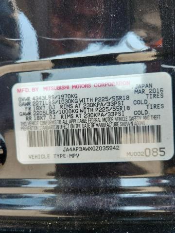 JA4AP3AWXGZ035942 - 2016 MITSUBISHI OUTLANDER SPORT ES 黑色 照片 12