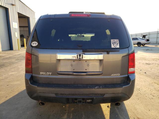 5FNYF4H51CB056396 - 2012 HONDA PILOT EXL GRAY photo 6