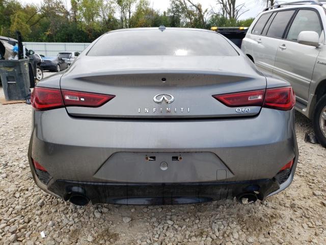 JN1EV7EK0JM341986 - 2018 INFINITI Q60 LUXE 300 GRAY photo 6