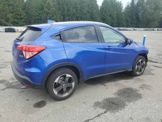 3CZRU6H72JM710056 - 2018 HONDA HR-V EXL Blau Foto 3